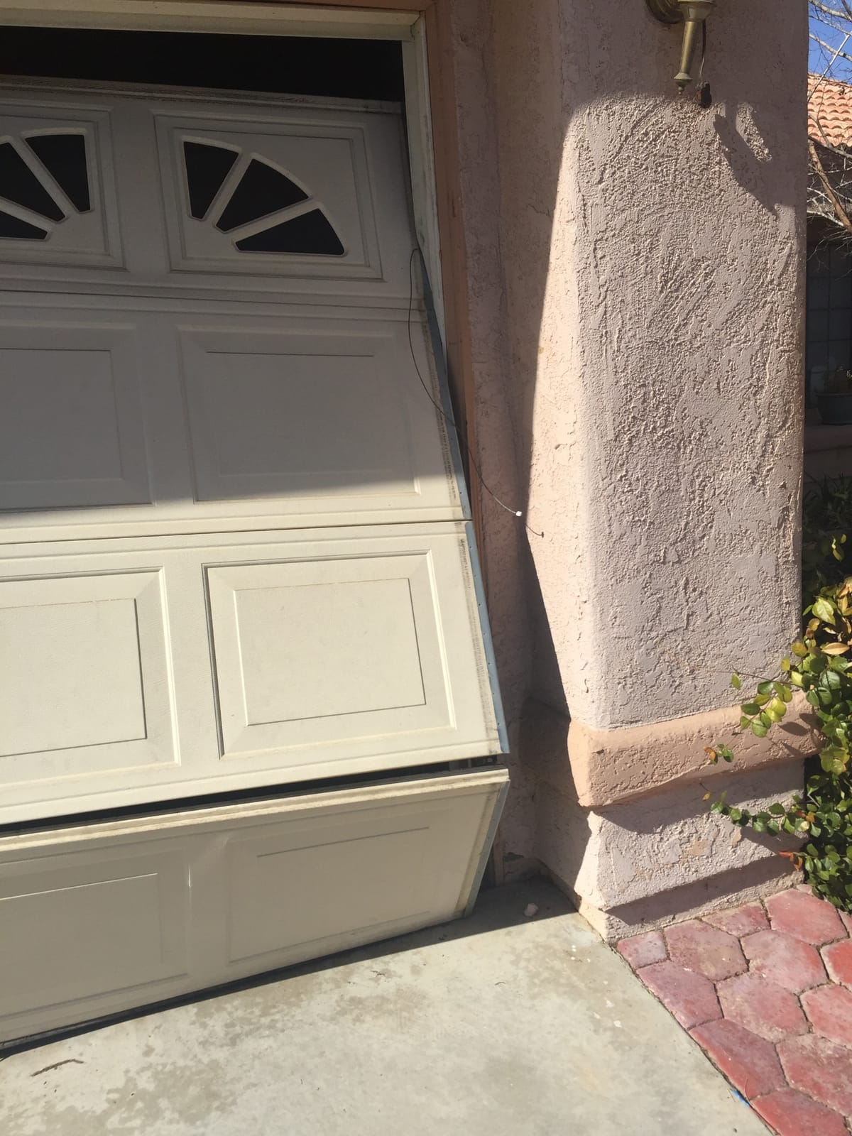 Off-track garage door repair in Burbank